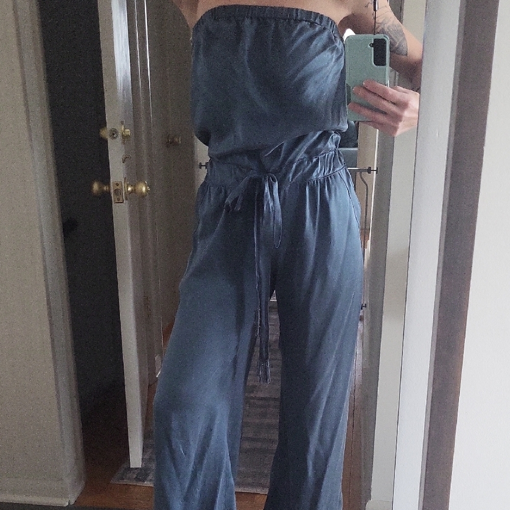 Stylish Blue Jumpsuit